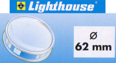 Leuchtturm/Lighthouse Numis coin capsule 62mm
